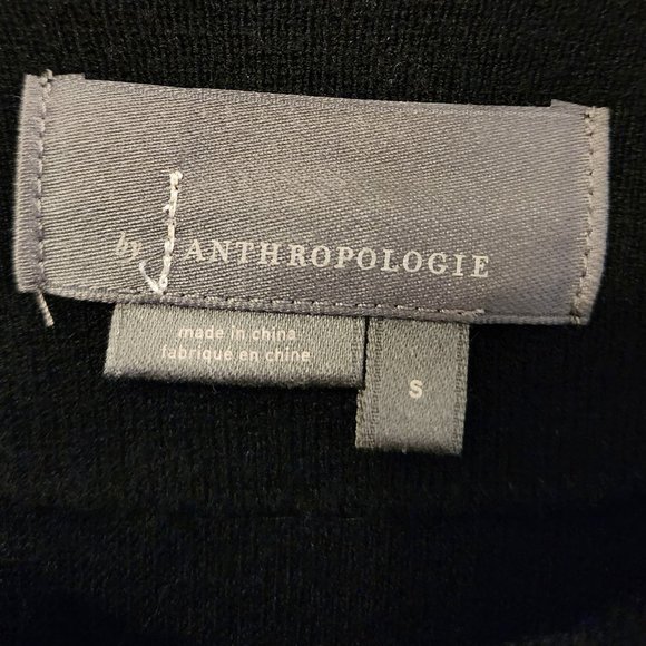 Anthropologie 3/4 sleeve Black Cardigan Size S - Picture 9 of 11